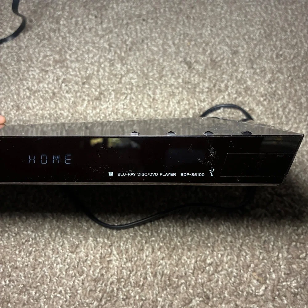 Sony BDP-S5100 Blu-Ray 3D DVD Disc Player WiFi HDMI Smart Home w/ Remote Tested